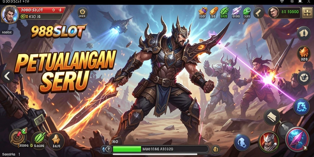 Tampilan menegangkan dari gameplay 988SLOT yang memukau.
