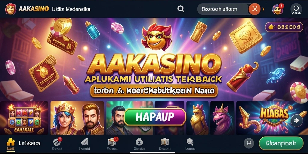 Tangkapan layar AAKASINO menampilkan fitur utilitas yang canggih.