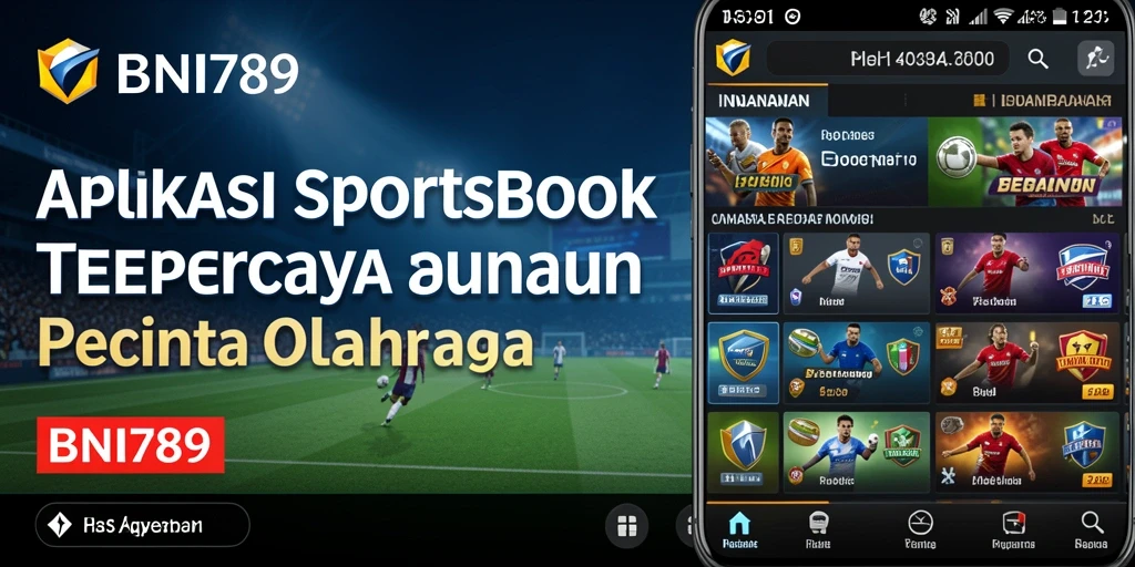 Tampilan utama <strong>BNI789</strong> yang menarik dan interaktif untuk taruhan Sportsbook.