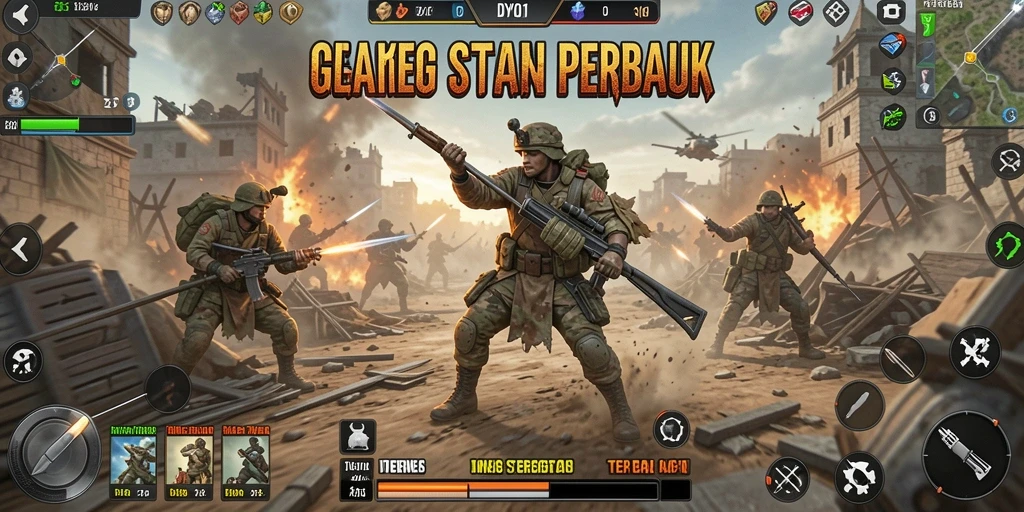 Tampilan menarik dari gameplay DYO1 yang menegangkan