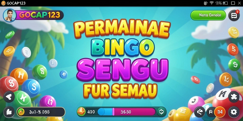 Tampilan menarik dan seru saat bermain Bingo di GOCAP123.