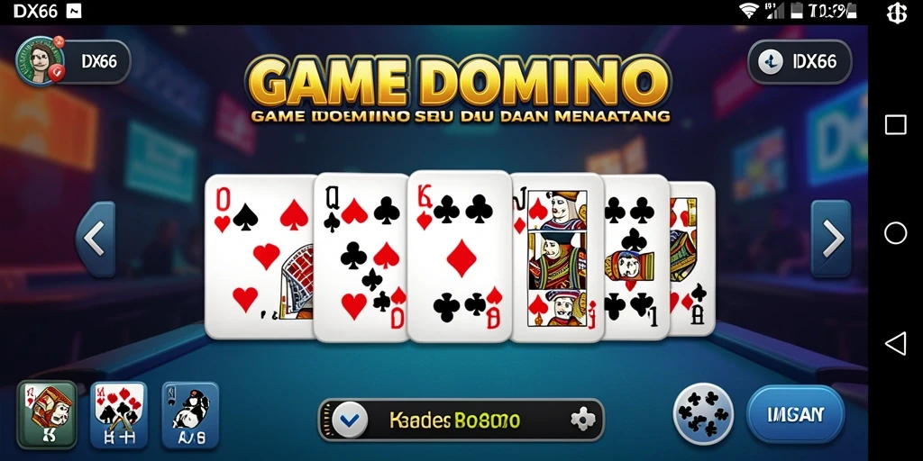 Screenshot gameplay IDX66 yang menampilkan aksi seru Domino.