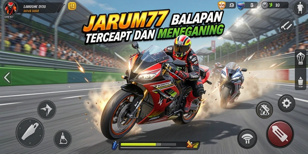 Tampilan gameplay JARUM77 yang mendebarkan dan penuh aksi.