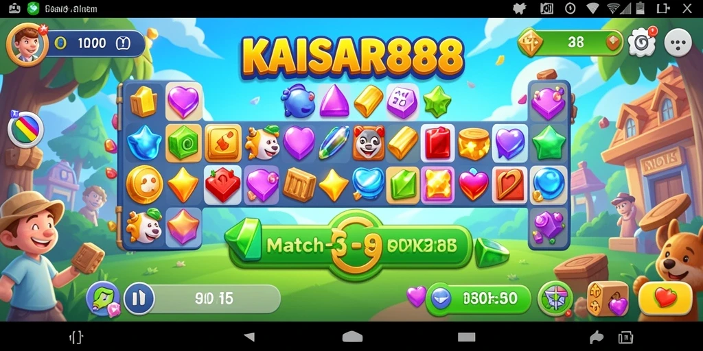 Tampilan menawan dari gameplay KAISAR888 yang seru.