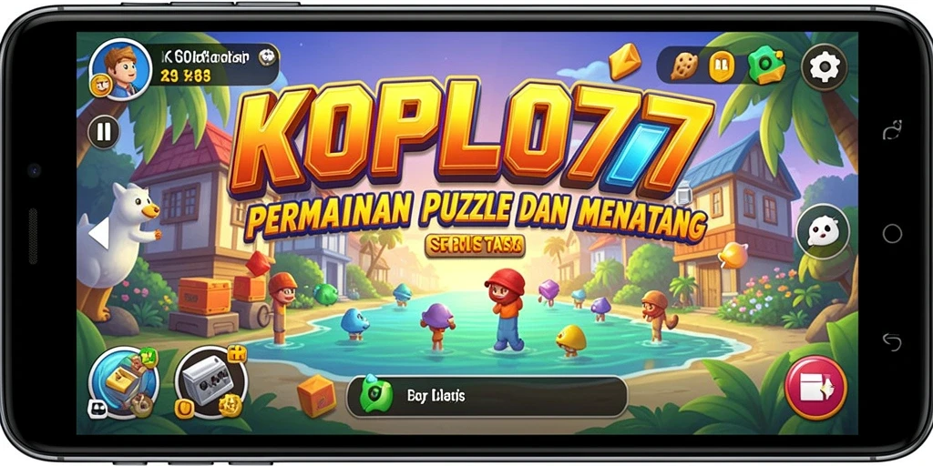 Tampilan gameplay seru di KOPLO77 yang penuh tantangan puzzle.