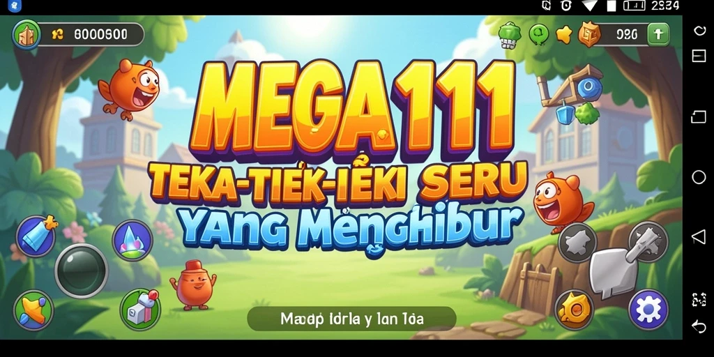 Tangkapan layar gameplay MEGA111 yang menunjukkan serunya menyelesaikan teka-teki.