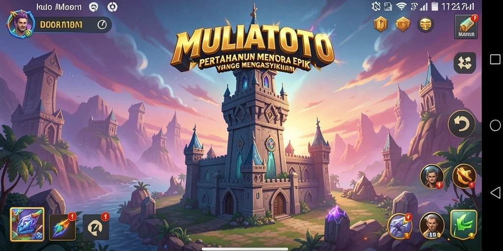 Gameplay seru dan strategis dalam pertahanan menara.