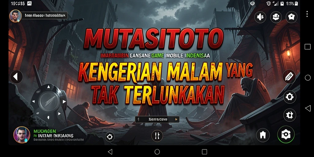Tangkapan layar menampilkan kengerian dalam gameplay MUTASITOTO.