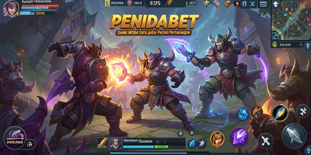 Tangkapan layar gameplay PENIDABET dengan aksi pertarungan yang seru.