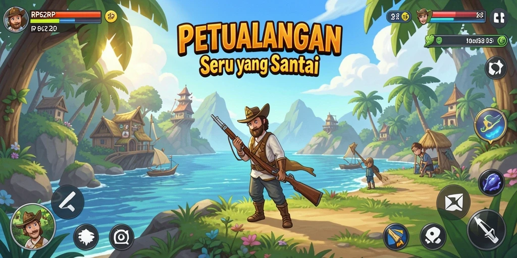 Screenshot gameplay RP62RP yang menunjukkan keseruan tantangan Casual.