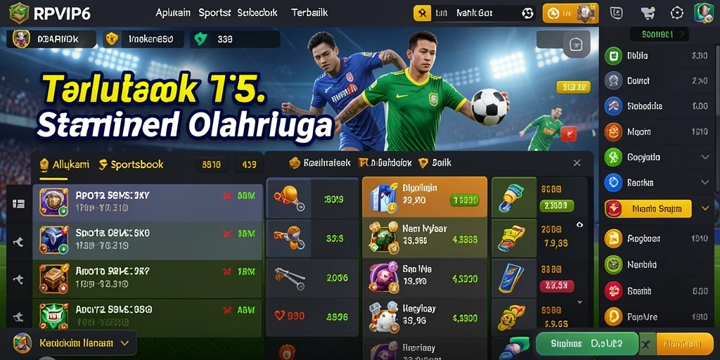 Tangkapan layar RPVIP6 menampilkan pengalaman taruhan olahraga yang menarik.