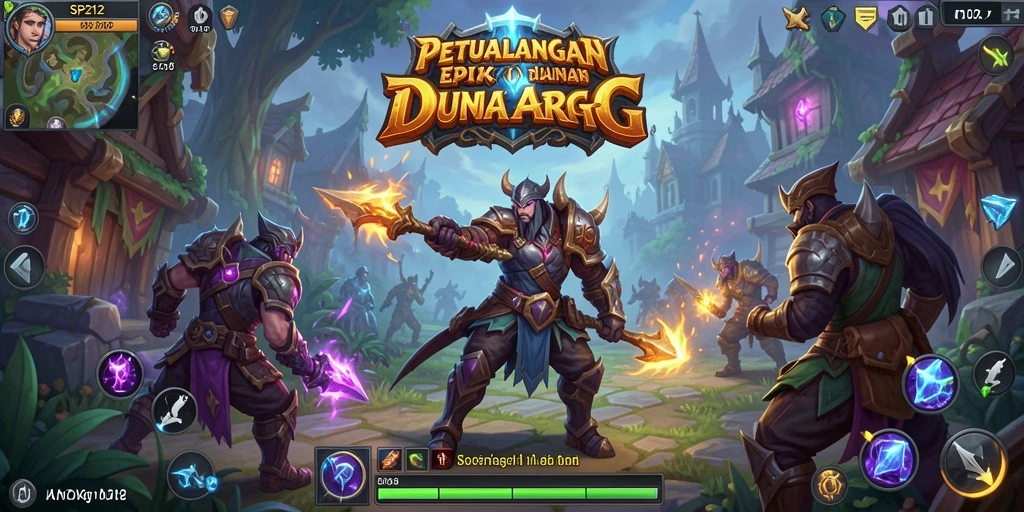 Screenshot SP212 menampilkan pertarungan seru dengan grafis menarik.