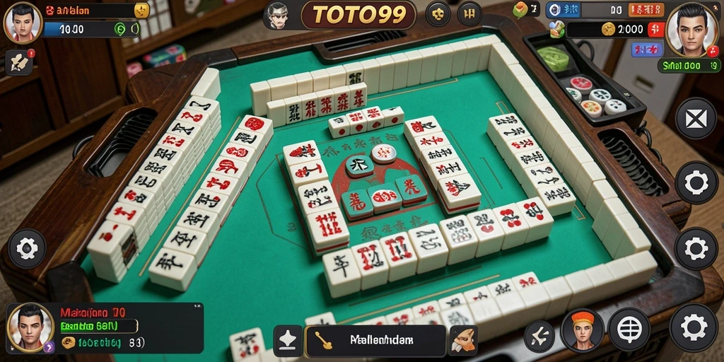 Tangkapan layar gameplay TOTO99 menampilkan tantangan seru Mahjong.